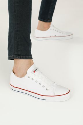 کفش اسنیکر سفید مردانه کد 201101096