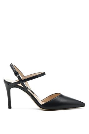 کفش پاشنه بلند کلاسیک مشکی زنانه چرم مصنوعی Nine West - کد 237656458