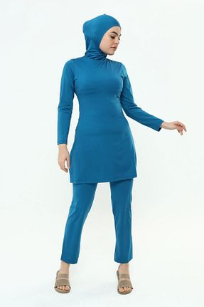 مایو حجاب آبی زنانه ساده Estiva - کد 299346105
