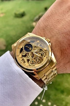 ساعت مچی طلائی مردانه 41-45 میلی متر COMMES - کد 299587909