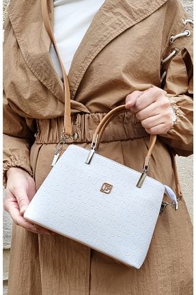 کیف دستی سفید زنانه سایز متوسط Just Polo - کد 299614013