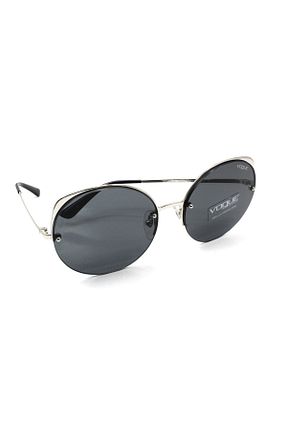 عینک آفتابی مشکی زنانه UV400 Vogue - کد 299668879