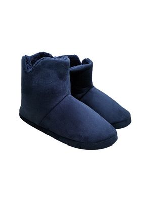 بوت خانگی سرمه ای مردانه پلی اورتان TREND AYAKKABI - کد 72526383