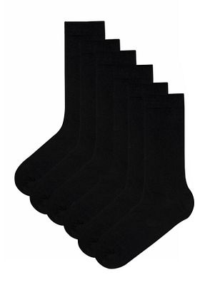 جوراب مشکی زنانه پنبه ای MEM SOCKS - کد 44169729