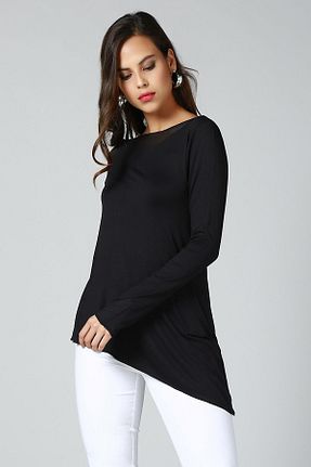 تونیک مشکی زنانه بافت Quincey - کد 3690783