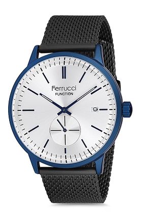 ساعت مچی مشکی مردانه 41-45 میلی متر Ferrucci - کد 40489820