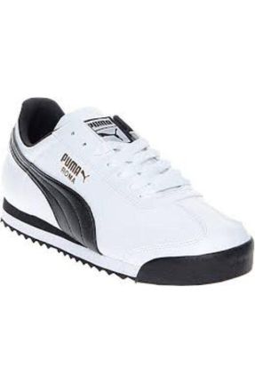 کفش اسنیکر سفید مردانه بند دار پارچه نساجی کد 50740262