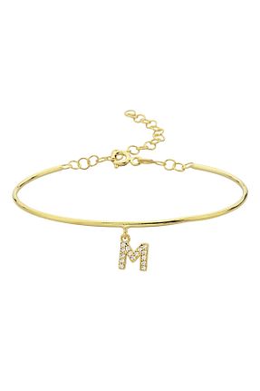 دستبند نقره طلائی زنانه 925 عیار Argentum Concept - کد 299550827