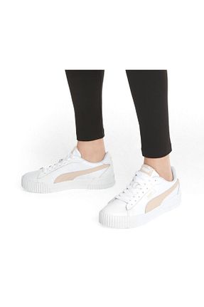 کفش اسنیکر سفید زنانه بند دار Puma - کد 300539574