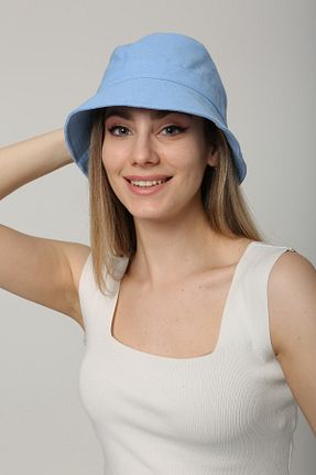 کلاه بژ زنانه پنبه ای MARBERRY - کد 300404316