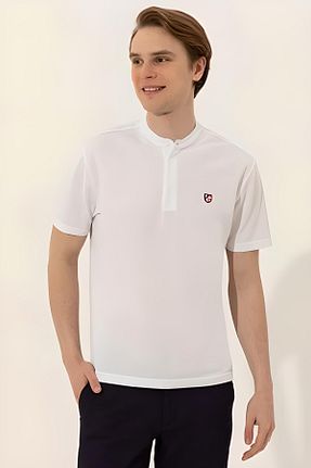پولوشرت سفید مردانه %100 پنبه U.S. Polo Assn. - کد 300544135