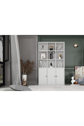 قفسه کتاب سفید 30 cm Nettrends - کد 301692290