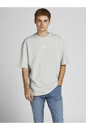 تیشرت سفید مردانه Loose Jack & Jones - کد 301773417