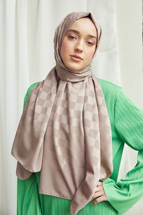 شال قهوه ای زنانه VALORSCARF - کد 301787186
