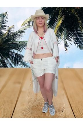 رویه بیکینی سفید زنانه پنبه ای boutique venüs - کد 280449642