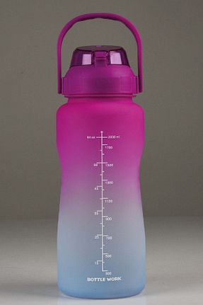قمقمه ورزشی بنفش پلاستیک Bottle Work - کد 208126464