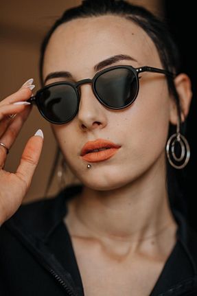 عینک آفتابی مشکی زنانه پلاریزه TOMY TİMY - کد 301458246
