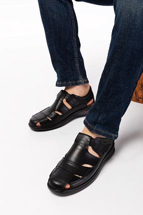 کفش کلاسیک مشکی مردانه چرم خالص maximoda - کد 302642402