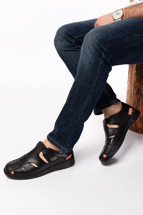 کفش کلاسیک مشکی مردانه چرم خالص maximoda - کد 302642402