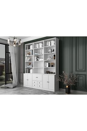 قفسه کتاب سفید 232 cm Nettrends - کد 302735446