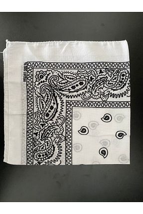 باندانا سفید پنبه ای Gülerbandana by yunus güler - کد 302781629