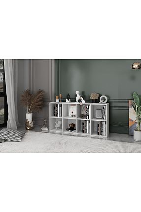 قفسه کتاب سفید 65 سانتی متر Nettrends - کد 301665620