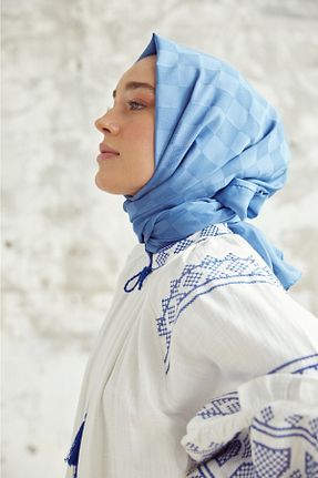 شال آبی زنانه VALORSCARF - کد 301784204
