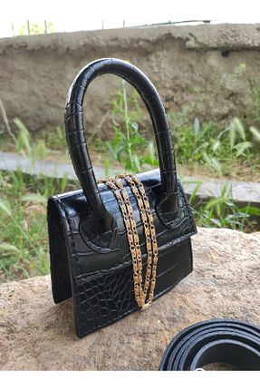 کیف دوشی مشکی زنانه چرم مصنوعی LADY BAGS - کد 301817059