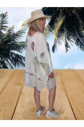 رویه بیکینی سفید زنانه پنبه ای boutique venüs - کد 274929548