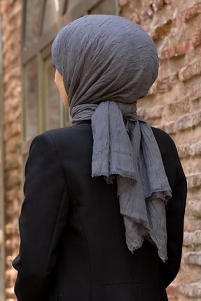 شال طوسی زنانه NUR İPEK - کد 302746562