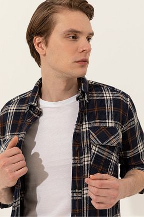 پیراهن سرمه ای مردانه رگولار U.S. Polo Assn. - کد 268321829