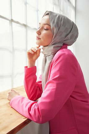 شال طوسی زنانه VALORSCARF - کد 301780653
