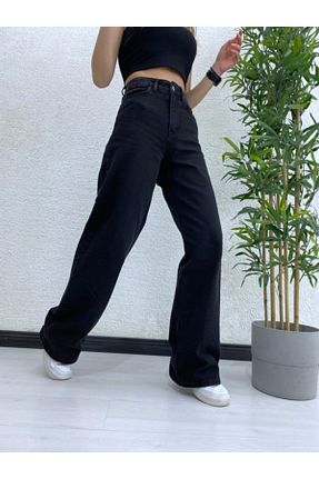 شلوار جین مشکی زنانه پاچه لوله تفنگی byhaziran butik - کد 302177763