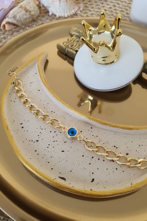 دستبند جواهر طلائی زنانه کد 302726938