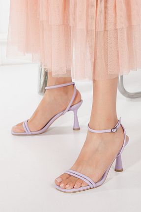 کفش پاشنه بلند کلاسیک بنفش زنانه چرم مصنوعی SOFT FASHION - کد 302768110