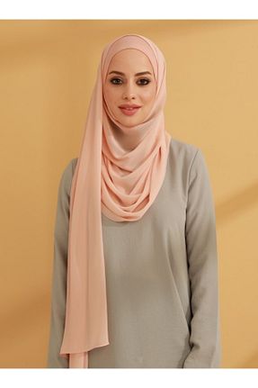 شال صورتی زنانه شیفون Nilbutik - کد 302887535