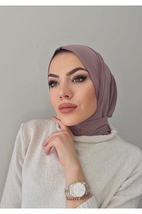 کلاه شنای حجاب قهوه ای زنانه erasra class - کد 303488095