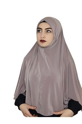 روسری قهوه ای ساده erasra class - کد 303488308
