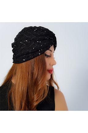 روسری مشکی پلی استر Luxavian - کد 303514914