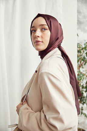 شال سرمه ای زنانه پنبه ای VALORSCARF - کد 303000295