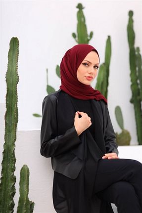 شال زرشکی زنانه MODDA AVM - کد 303028659