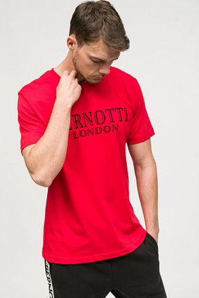 تیشرت قرمز مردانه رگولار BERNOTTİ79 - کد 99938839
