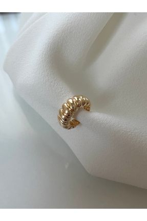 گوشواره غضروفی جواهرات طلائی زنانه استیل ضد زنگ کد 303547453