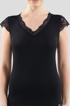 بادی مشکی زنانه یقه هفت Blackspade - کد 302958170