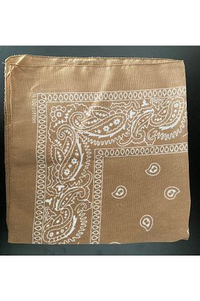 باندانا قهوه ای پنبه ای Gülerbandana by yunus güler - کد 303112255