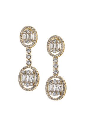 گوشواره جواهر زرد زیرکن Merano Design - کد 239740154