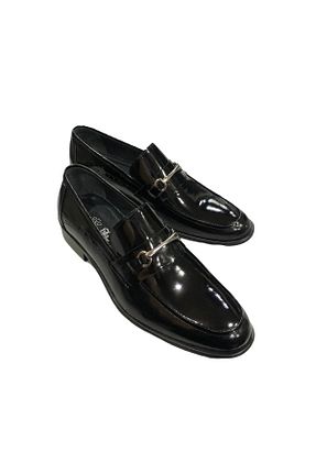 کفش کلاسیک مشکی مردانه چرم خالص şık kundura - کد 305213314