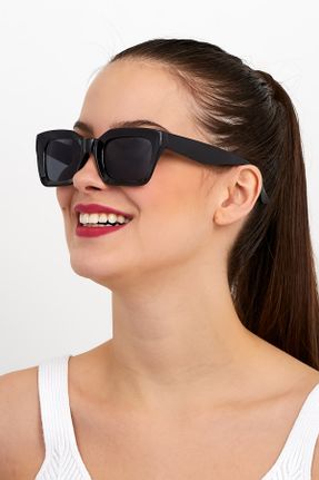 عینک آفتابی سفید زنانه 50 UV400 استخوان کد 104234925