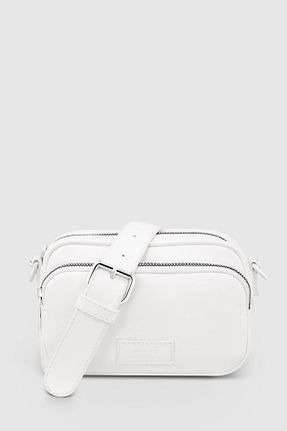 کیف دوشی سفید زنانه چرم مصنوعی Housebags - کد 305440765