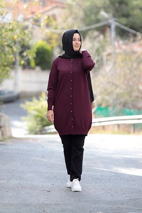 رویه حجاب بنفش زنانه رگولار Zey&Ka Butik - کد 153335274